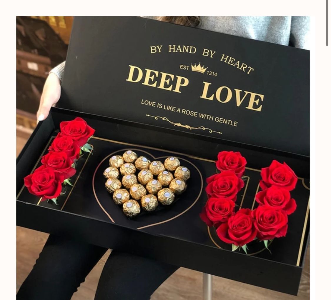 LOVE IS LIKE A ROSE GIFT BOX