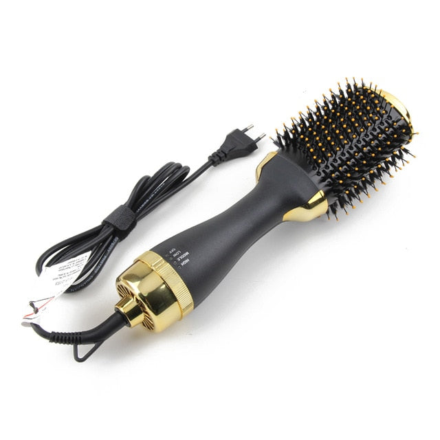 Amoyy Multifunctional Hair Volumizer Brush&Straightener