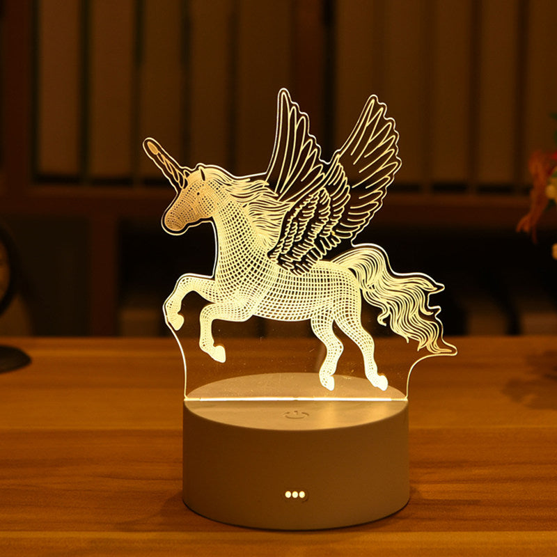 Gifts 3D Lamp Acrylic LED Night Light.